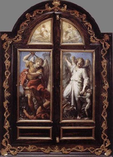 CARRACCI, Annibale Triptych oil painting picture